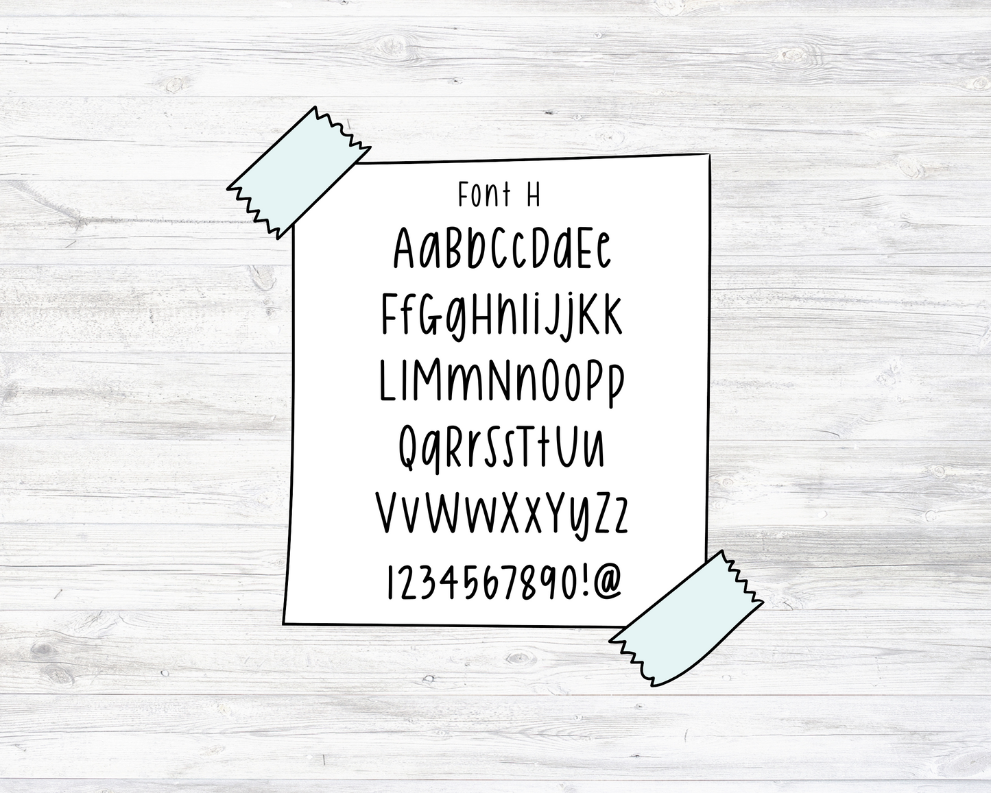 Personalized Script Planner Stickers with Your Custom Text, Custom Text Stickers (G039)