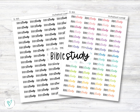 Bible Study Script Planner Stickers (G165)