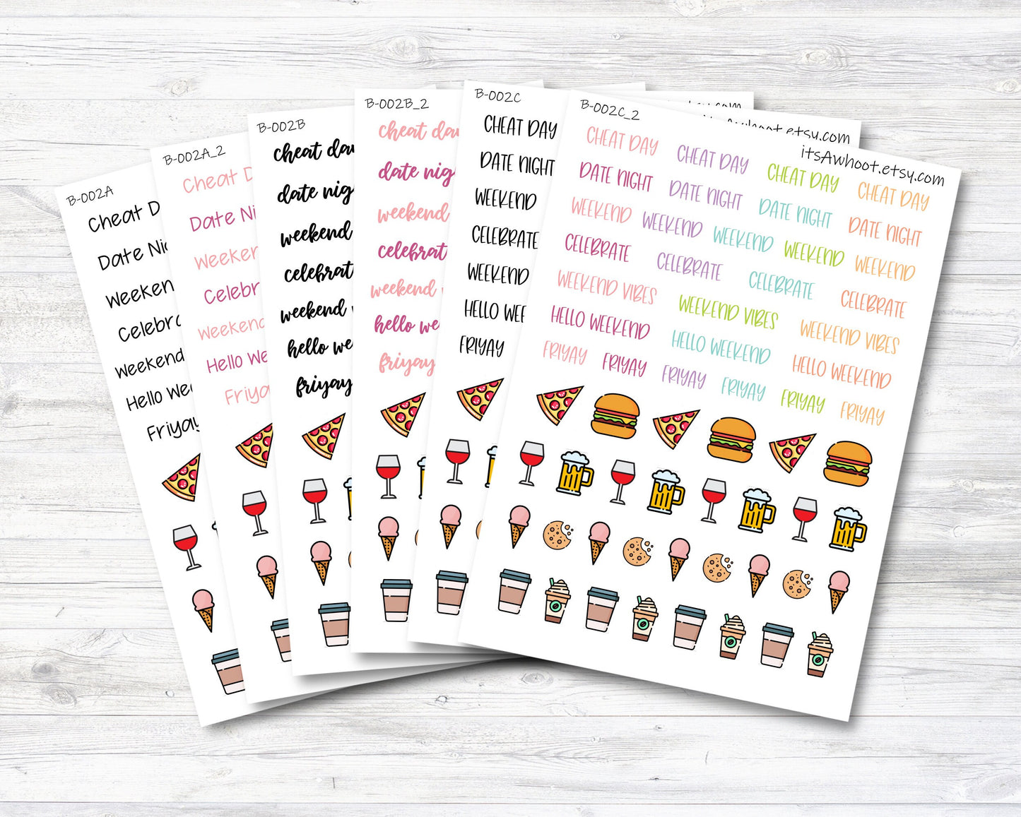 Cheat Day Stickers (B002)