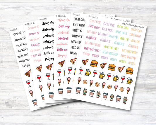 Cheat Day Stickers (B002)