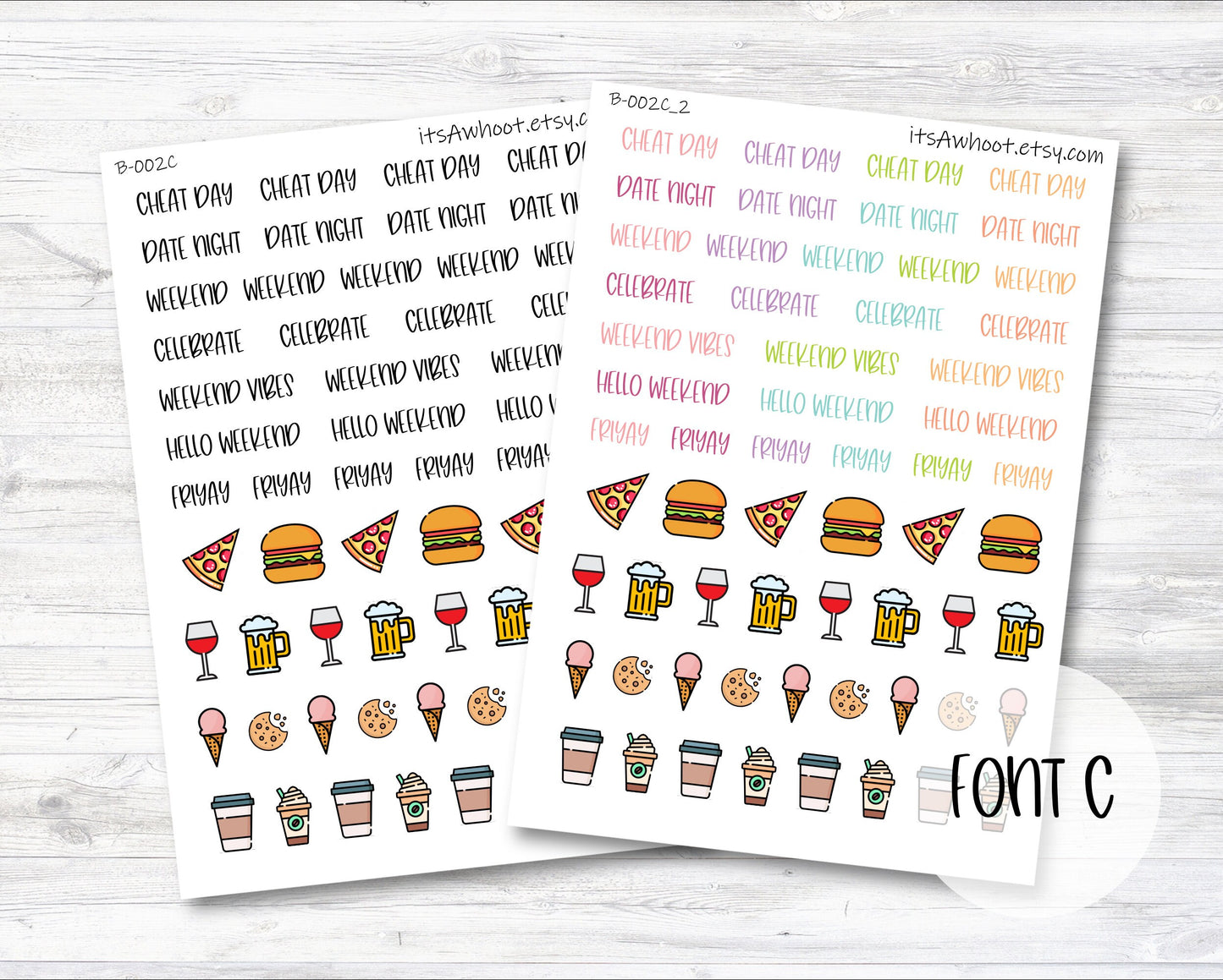 Cheat Day Stickers (B002)