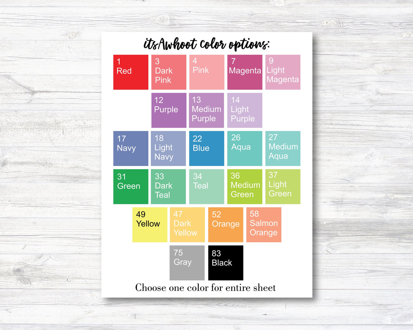 Hockey Game Script Box Label Planner Stickers (G148)