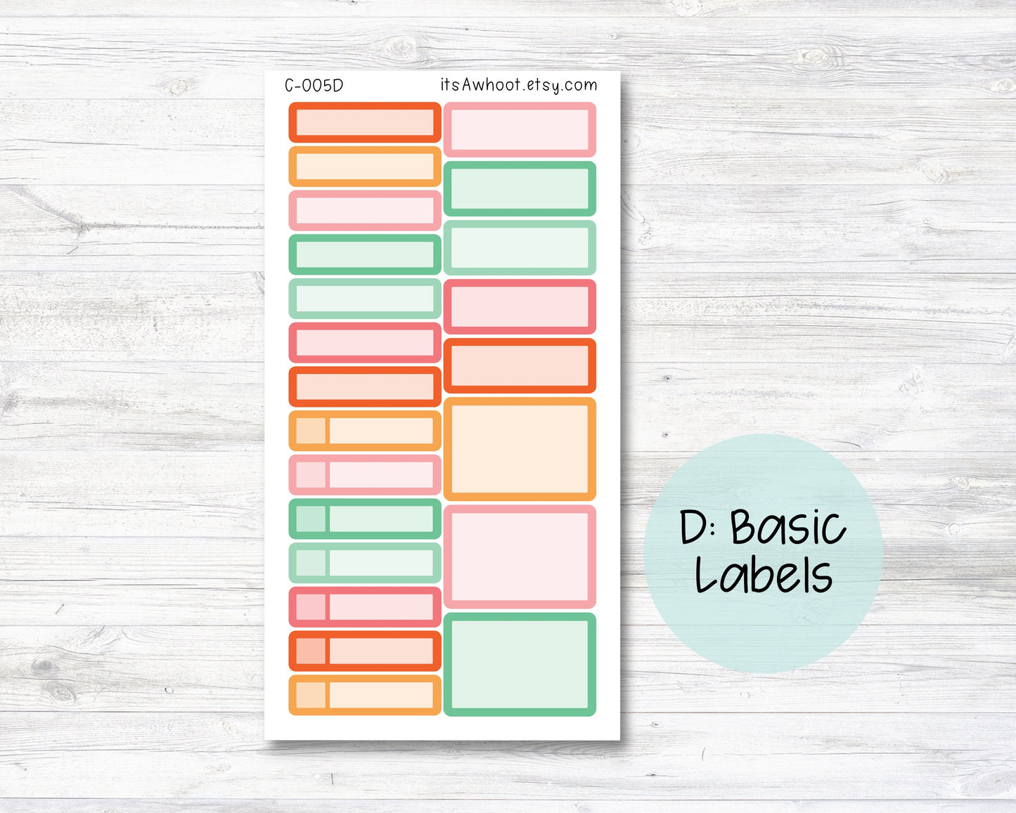 WEEKLY Kit Planner Stickers - "Boho Fall" - Happy Planner CLASSIC - Vertical (C005)