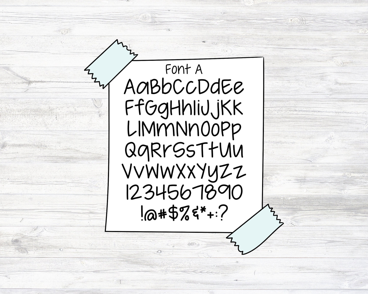 Personalized Script Planner Stickers with Your Custom Text, Custom Text Stickers (G039)