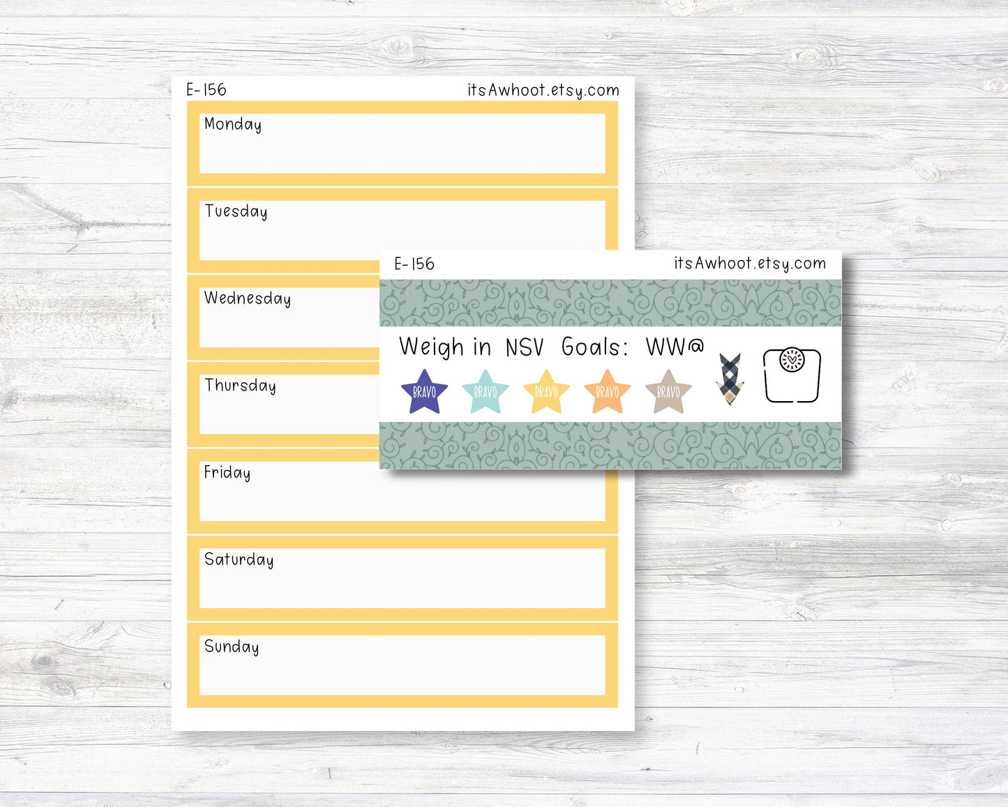 November Kit, Forever Fall, Weight Loss Planner Stickers (B272-November3)