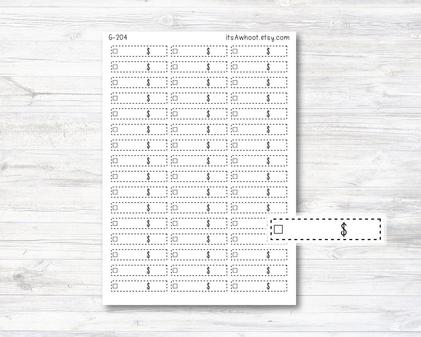 Expense Tracking Planner Stickers, Bills Due, Bills Paid Stickers (G204)