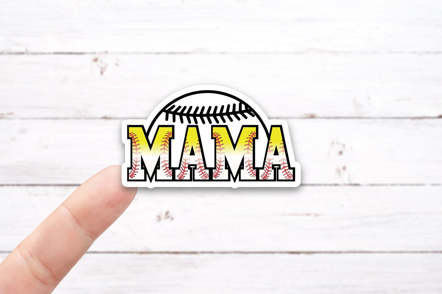 Softball/Baseball MAMA Vinyl Decal (I008)