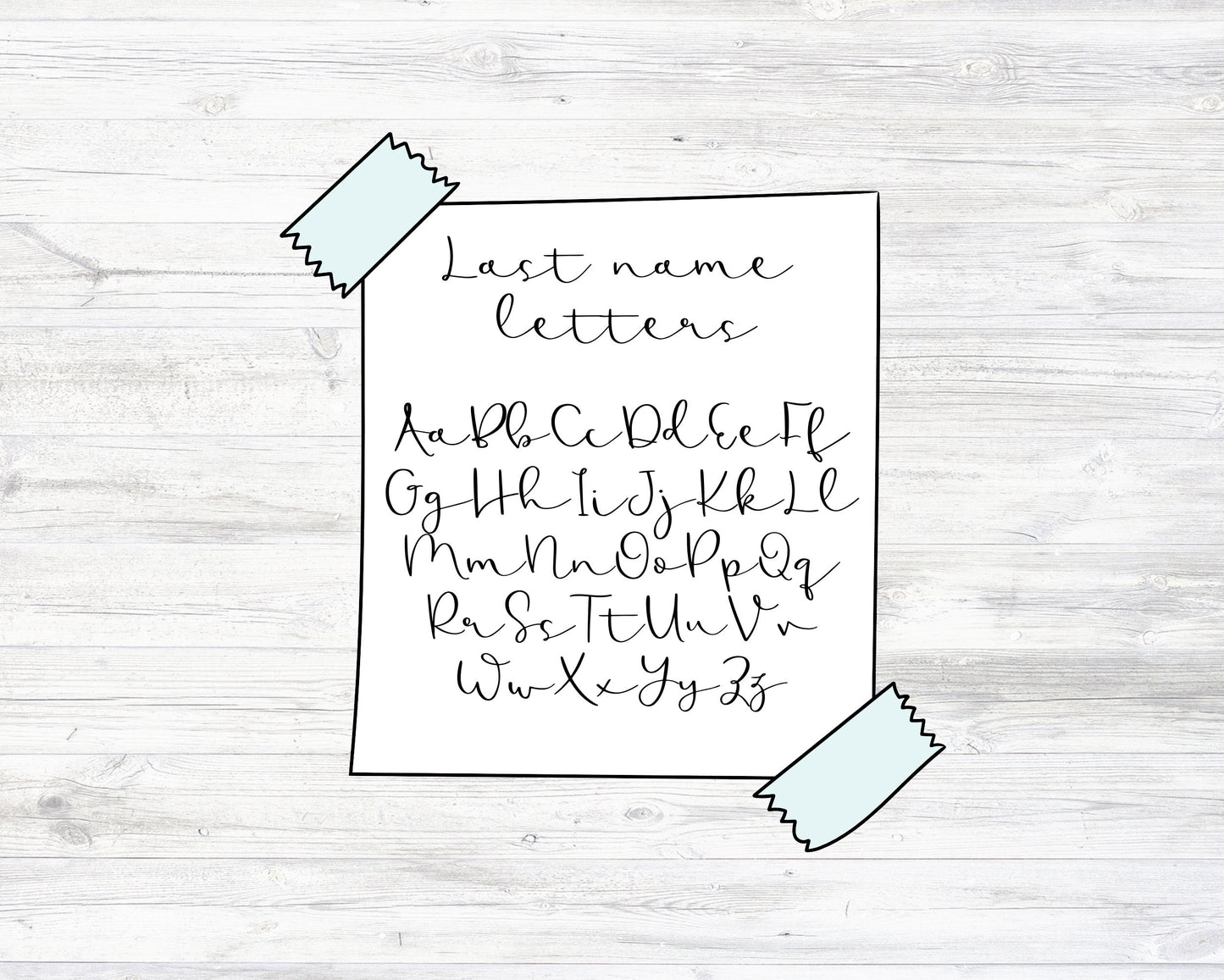 Personalized Name & Last Name Decal, Custom Name Sticker with Your Custom Text (I016_2)