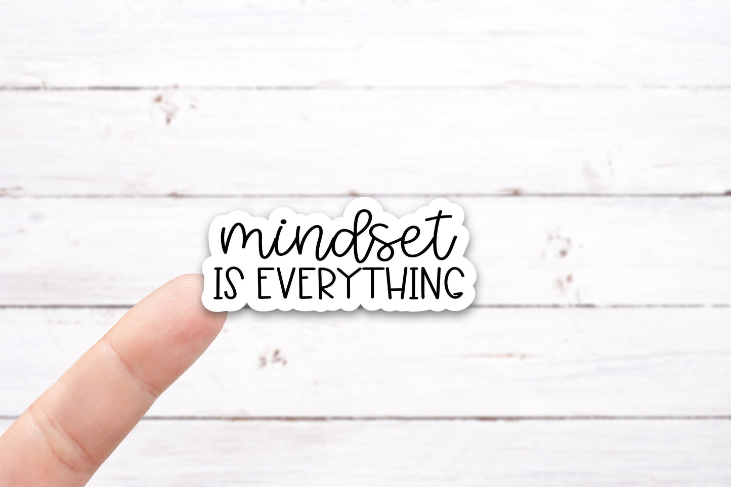 MINDSET IS EVERYTHING Vinyl Decal - Black (I026_2)
