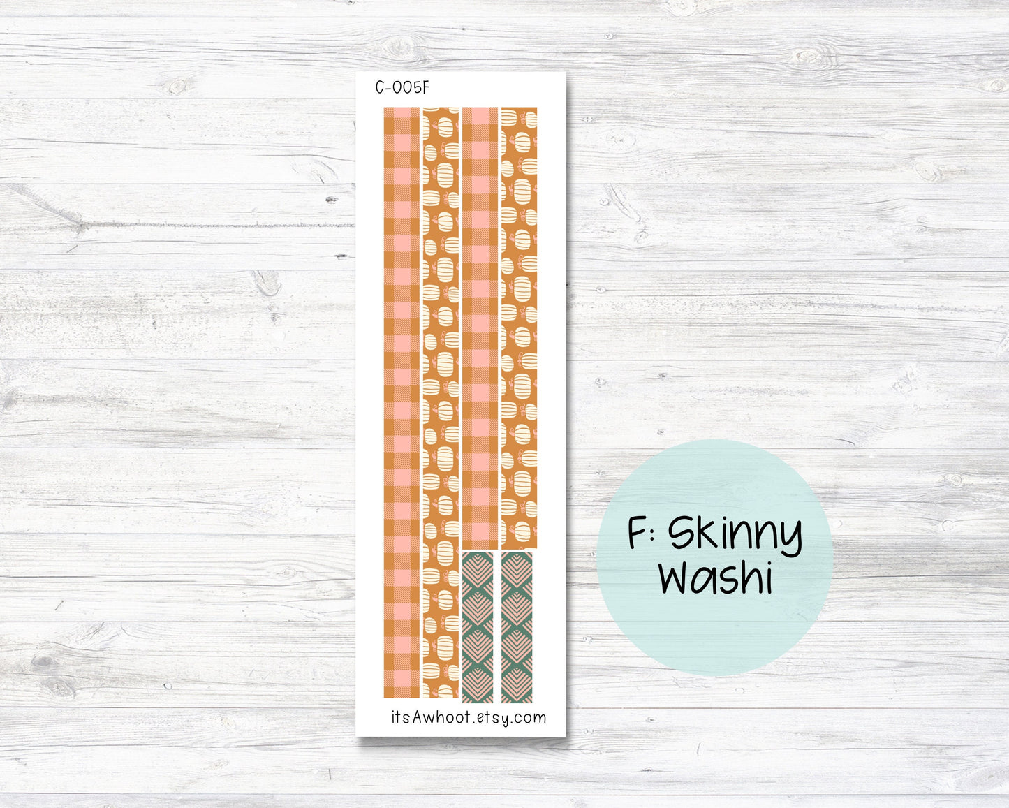 WEEKLY Kit Planner Stickers - "Boho Fall" - Happy Planner CLASSIC - Vertical (C005)