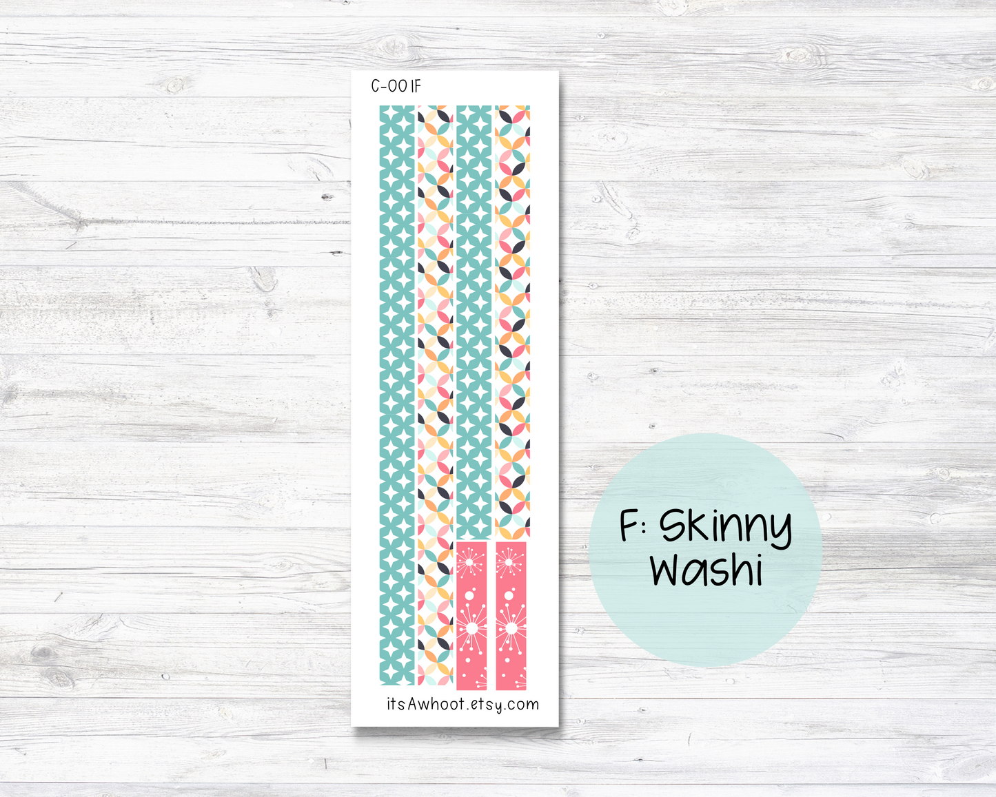 WEEKLY Kit Planner Stickers - "Retro Vibes" - Happy Planner CLASSIC - Vertical (C001)