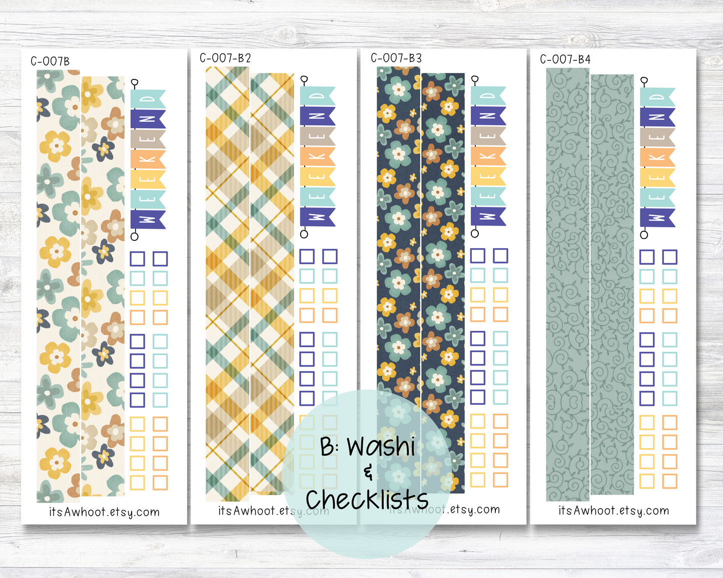 WEEKLY Kit Planner Stickers - "Forever Fall" - Happy Planner CLASSIC - Vertical (C007)