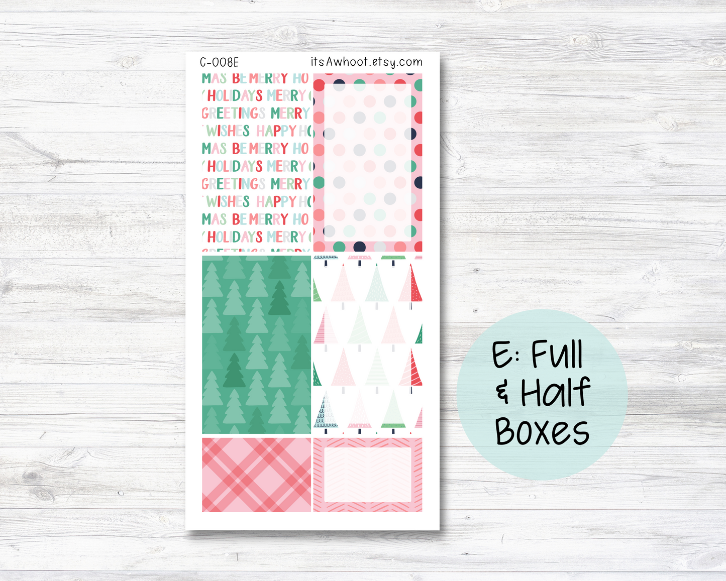 WEEKLY Kit Planner Stickers - "So Sweet" - Happy Planner CLASSIC - Vertical (C008)