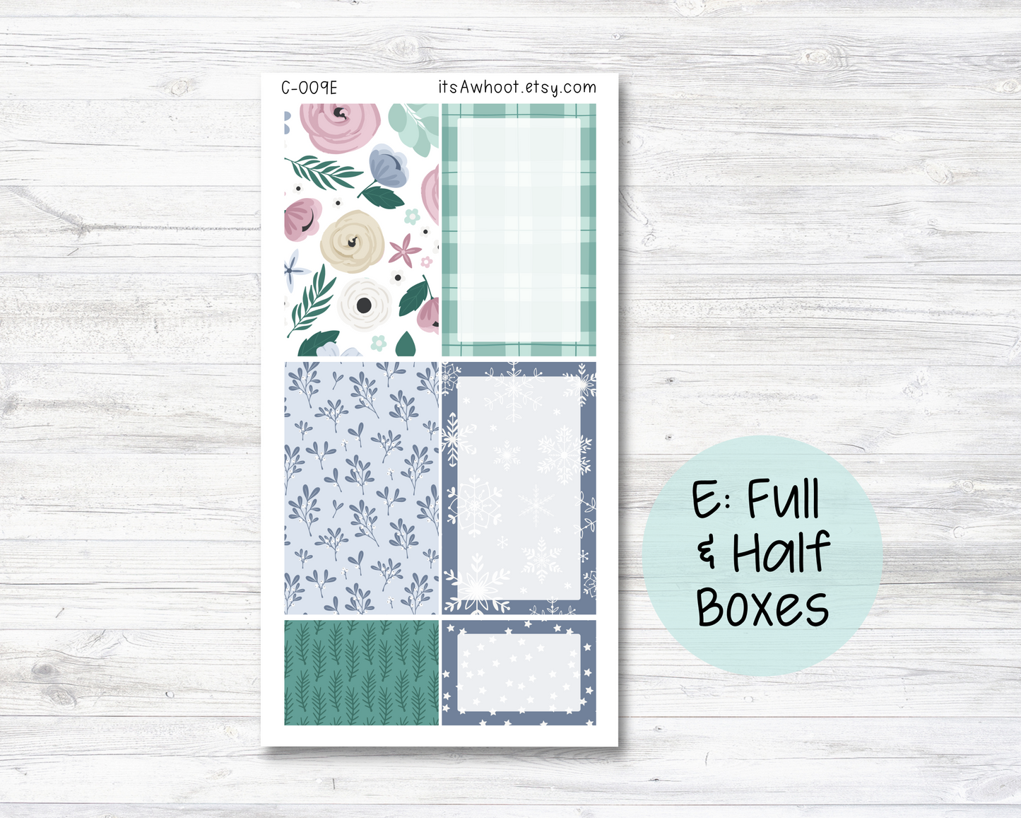 WEEKLY Kit Planner Stickers - "Feelin' Cozy" - Happy Planner CLASSIC - Vertical (C009)