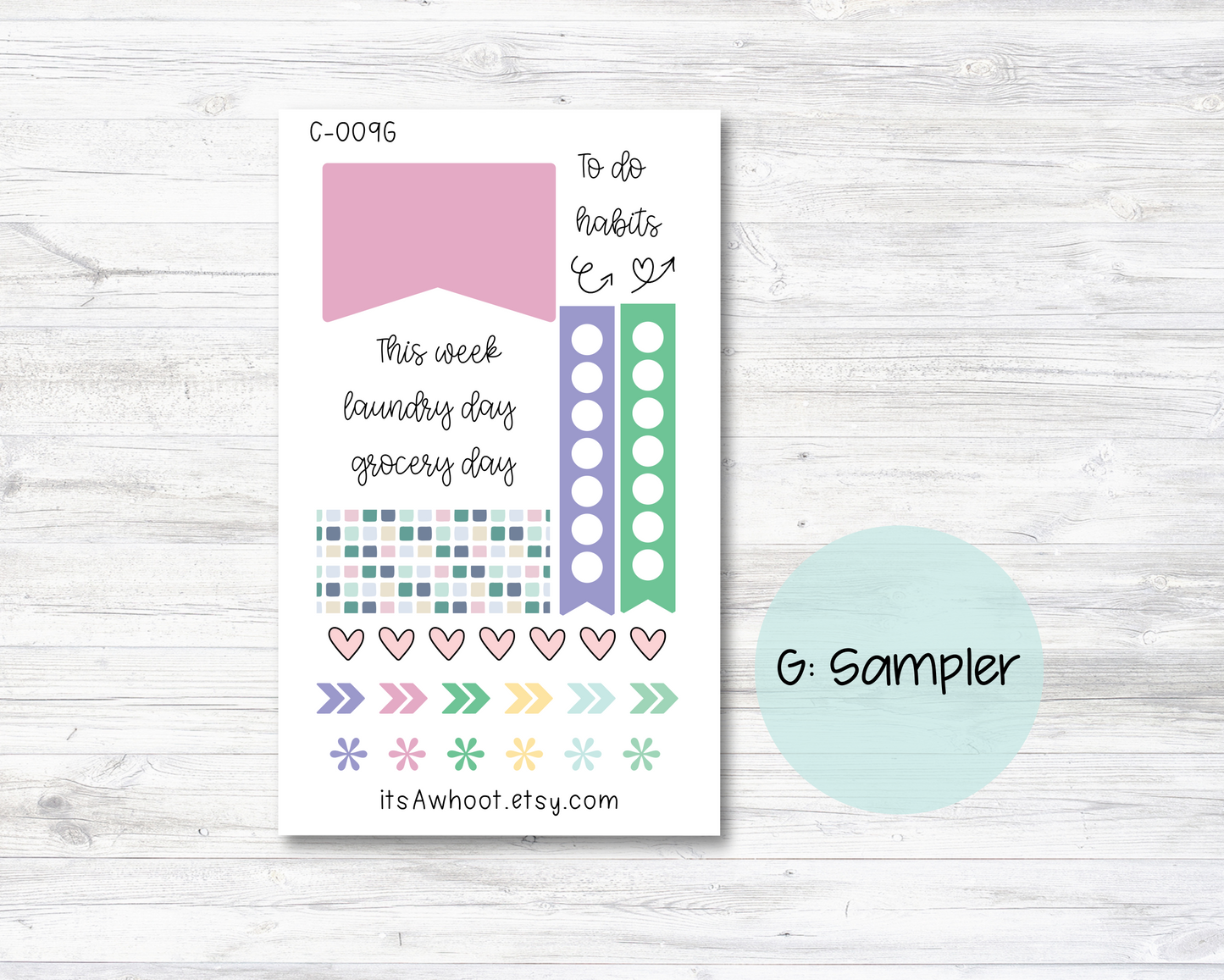 WEEKLY Kit Planner Stickers - "Feelin' Cozy" - Happy Planner CLASSIC - Vertical (C009)