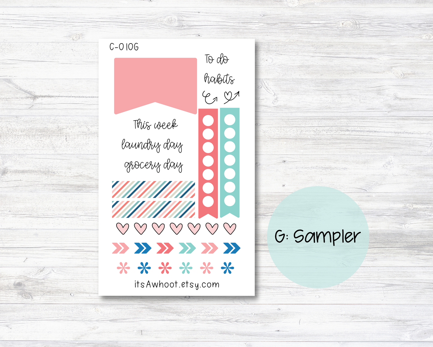 WEEKLY Kit Planner Stickers - "I Found You" - Happy Planner CLASSIC - Vertical (C010)