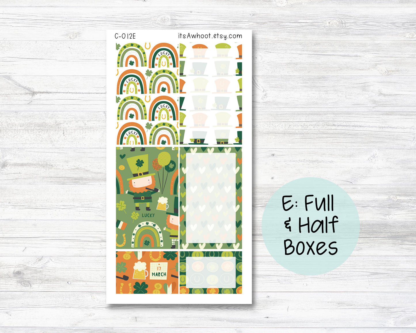 WEEKLY Kit Planner Stickers - "O'March" - Happy Planner CLASSIC - Vertical (C012)