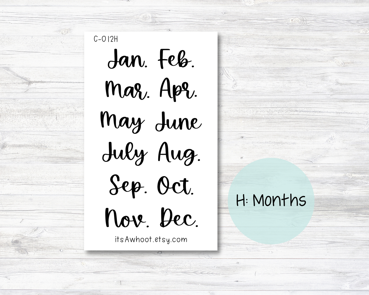 WEEKLY Kit Planner Stickers - "O'March" - Happy Planner CLASSIC - Vertical (C012)