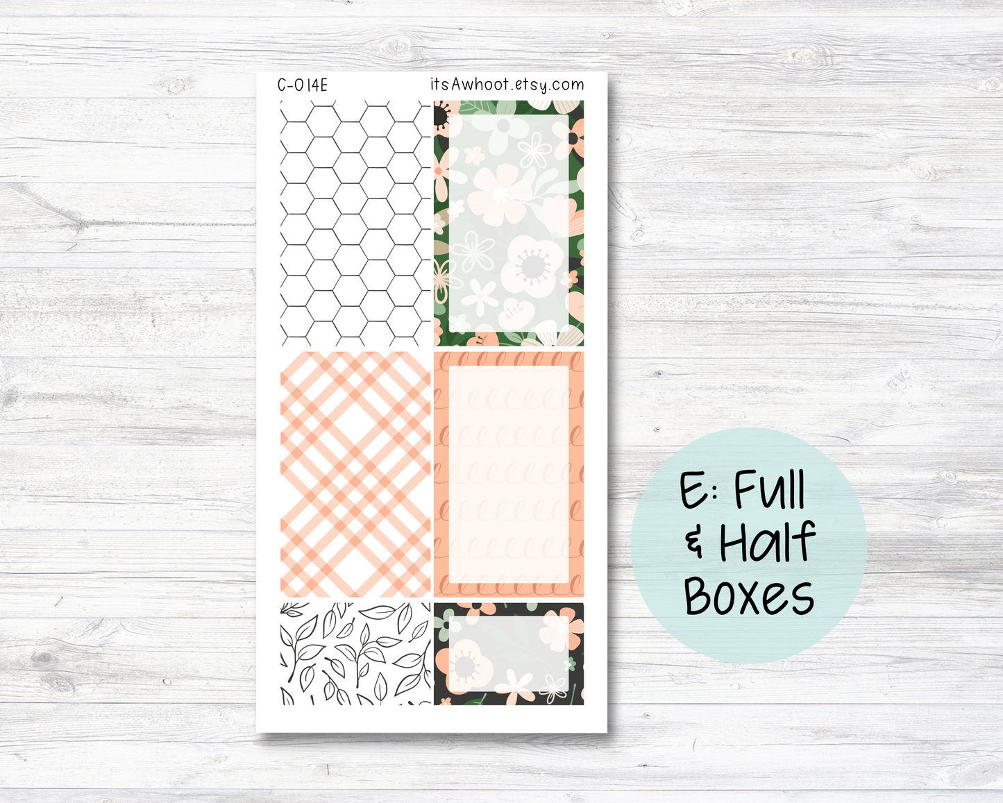 WEEKLY Kit Planner Stickers - "Spring Fever" - Happy Planner CLASSIC - Vertical (C014)
