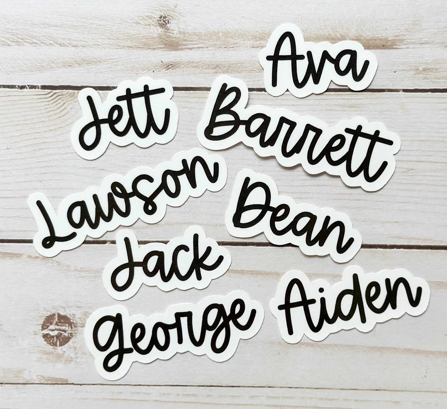 Personalized Name Decal, Custom Name Sticker with Your Custom Text (I016)