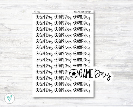 Soccer Game Day Planner Stickers (G162)