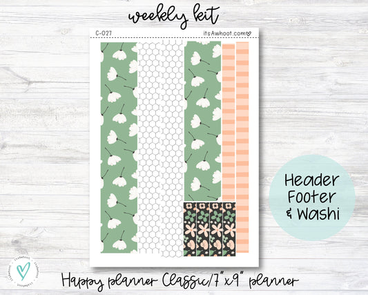 WEEKLY Kit Planner Stickers - Spring Fever - Happy Planner CLASSIC - Vertical/7x9" Planner (C027)