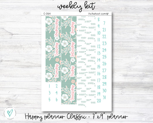 WEEKLY Kit Planner Stickers - "Love, Mom" - Happy Planner CLASSIC / 7"x9" - Vertical (C064)