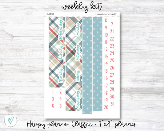 MONTHLY Kit Planner Stickers - SEPTEMBER "Pumpkin Spice" - Happy Planner CLASSIC (D016)