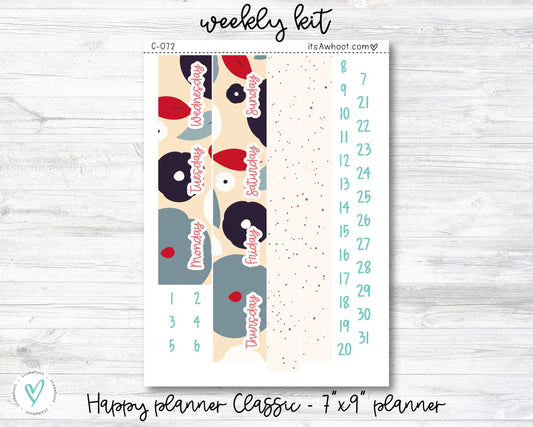 MONTHLY Kit Planner Stickers - APRIL "Spring Fever" - Happy Planner CLASSIC (D009)
