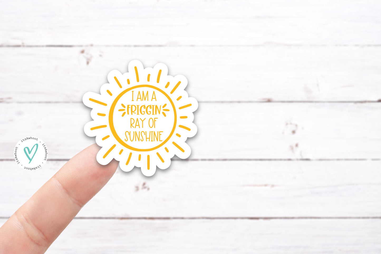 I am a FRICKIN ray of SUNSHINE Vinyl Decal (I042)