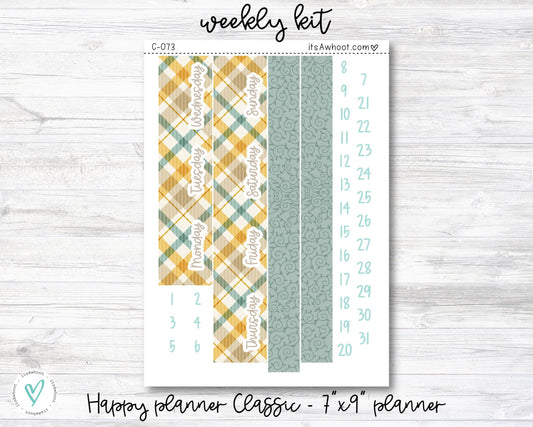 WEEKLY Kit Planner Stickers - I Found You - Happy Planner CLASSIC - Vertical/7x9" Planner (C025)