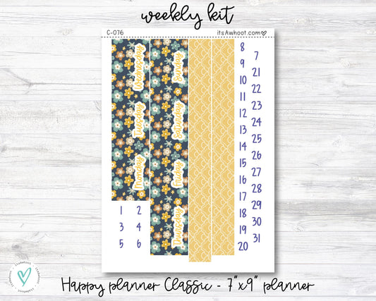 SLEEP Header Label Sticker - .4" Label Planner Sticker (H103)