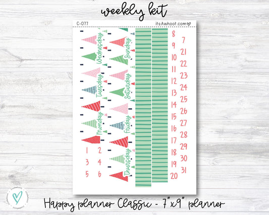 WEEKLY Kit Planner Stickers - "So Sweet" - Happy Planner CLASSIC / 7"x9" - Vertical (C077)