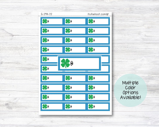 4H Planner Label Stickers - Multiple Color Options (G294)
