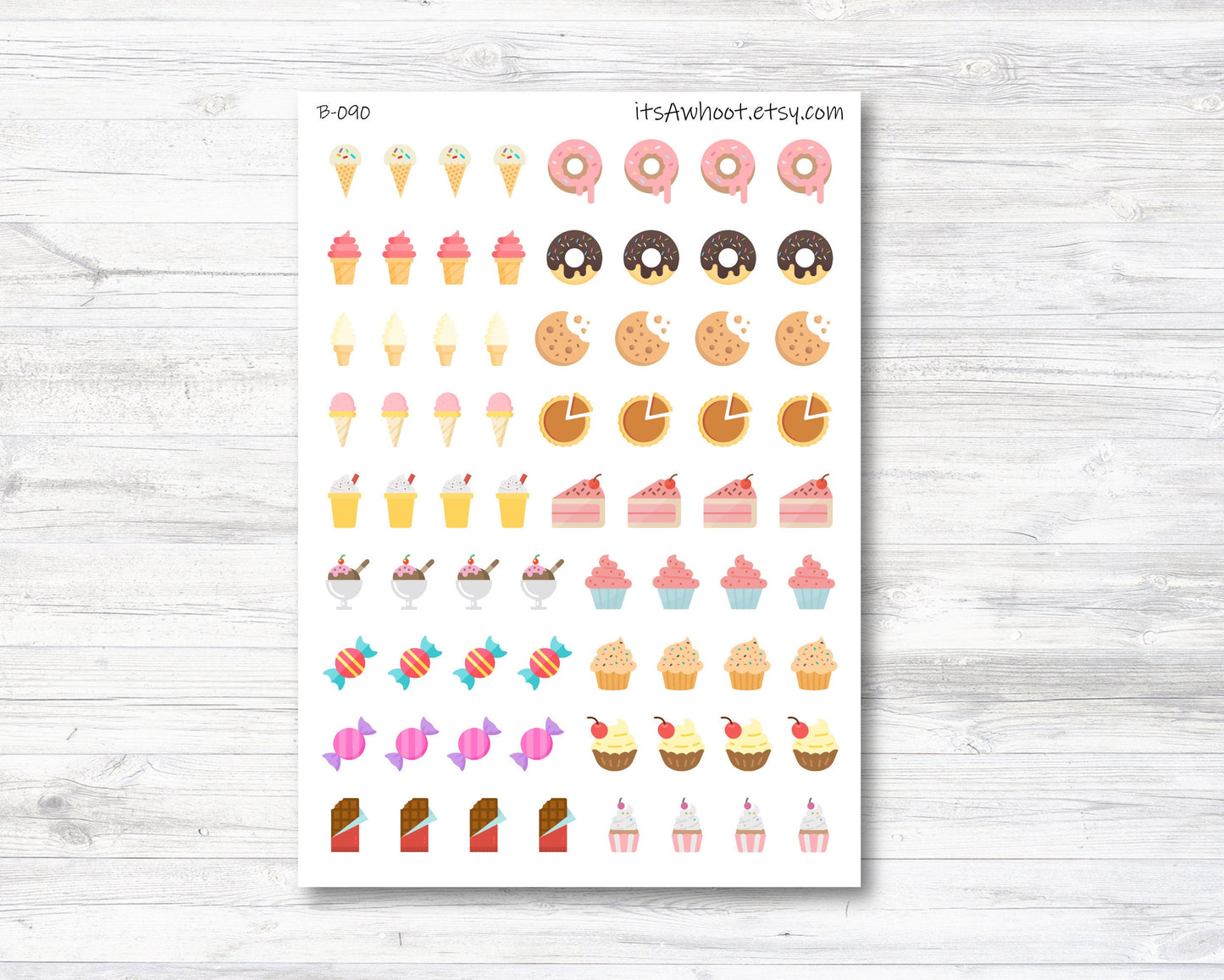 Foodie Stickers - Desserts (B090)