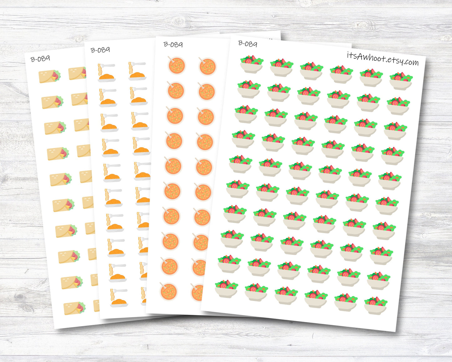 Foodie Stickers (B089)