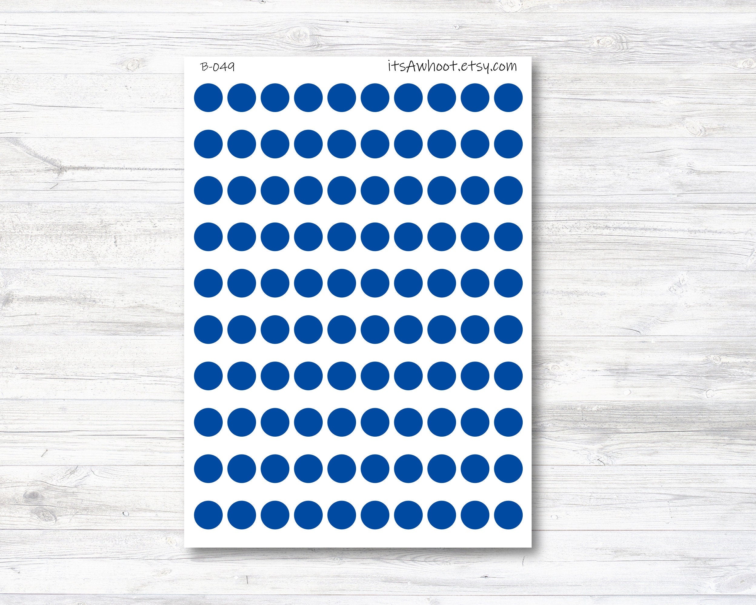 Blue Dot Stickers B049 ItsAwhoot blue-dot-stickers-b049-itsawhoot