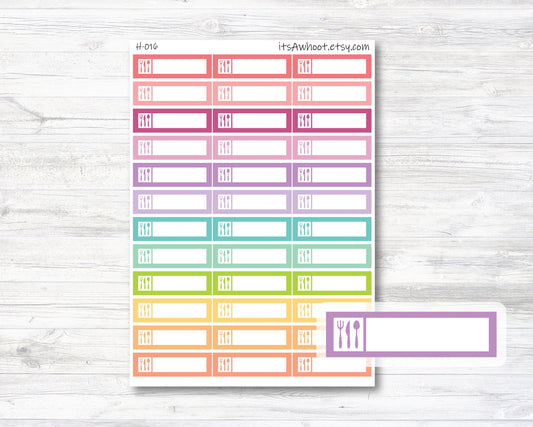 Meal Label Stickers (H016)