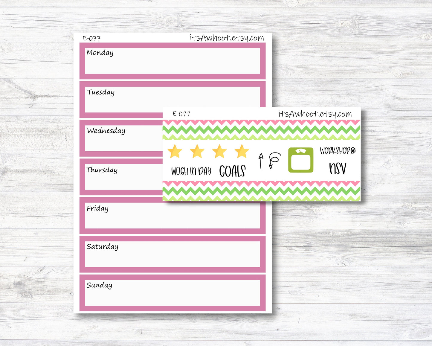 March Kit, St. Patrick's Day, Weight Loss Planner Stickers (B135-March2)