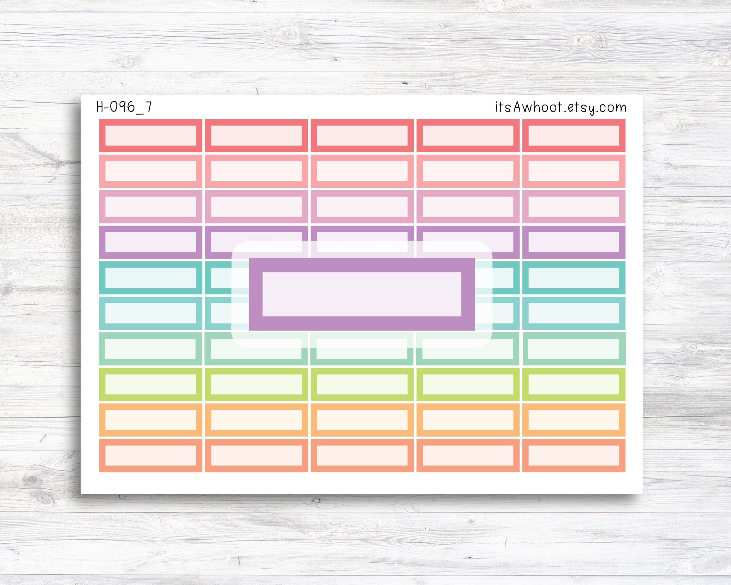 Small Blank Box Label - 1.2