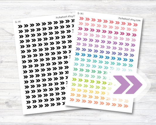 Small Arrow Planner Stickers (G141)