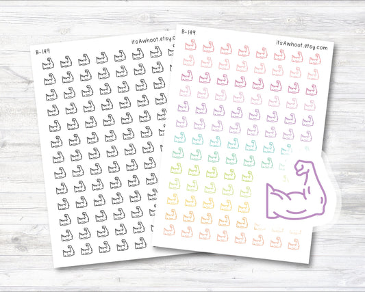 Muscle Planner Stickers (B149)