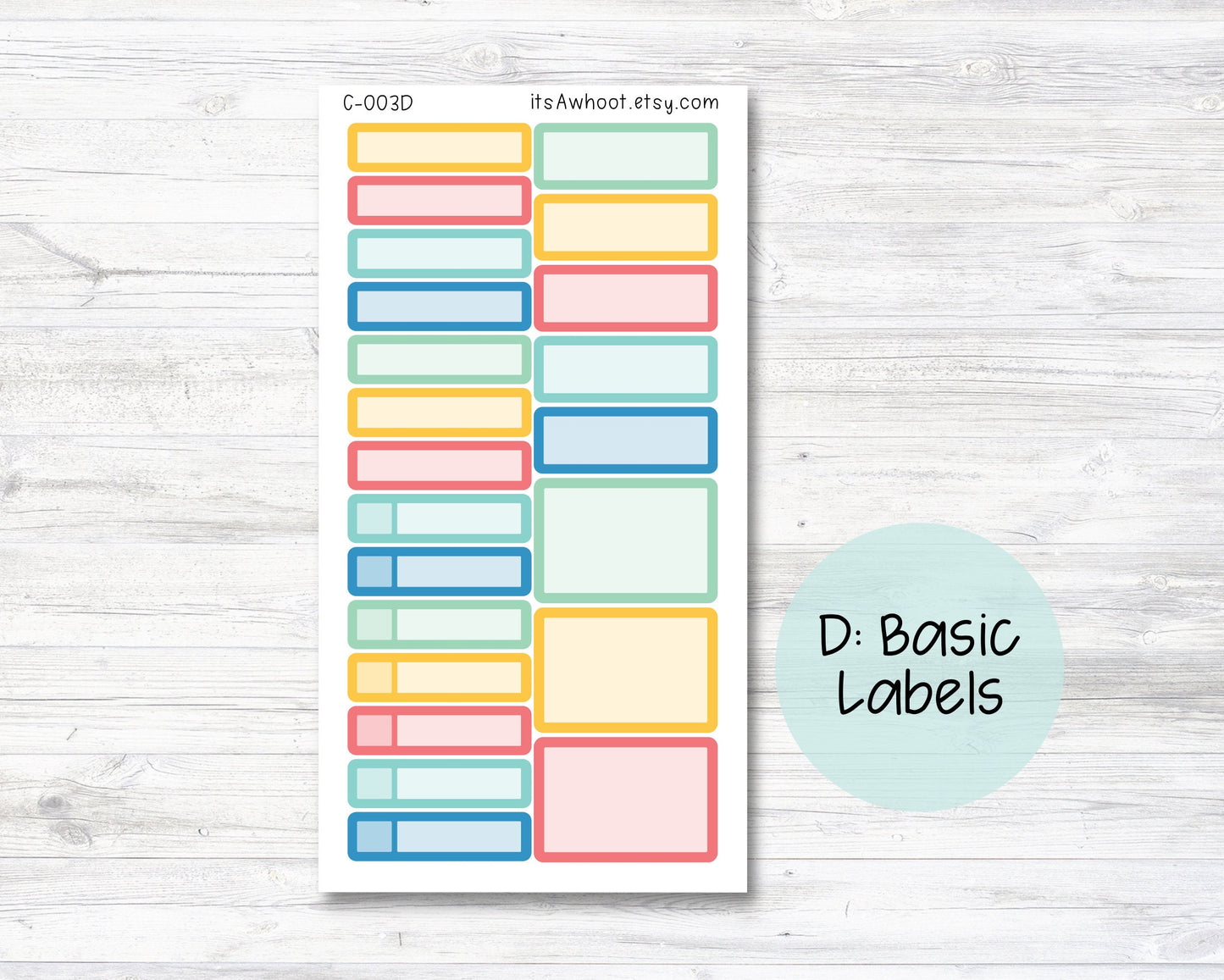 WEEKLY Kit Planner Stickers - "Back to School" - Happy Planner CLASSIC - Vertical (C003)