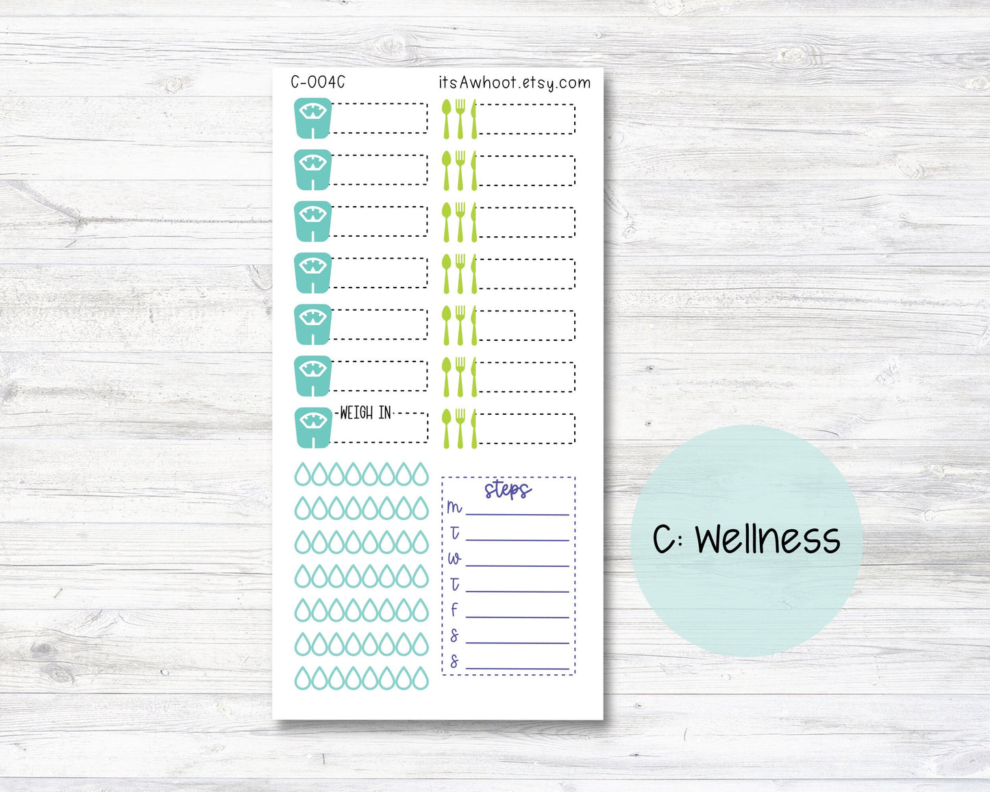 WEEKLY Kit Planner Stickers - "Double Arrow" - Happy Planner CLASSIC - Vertical (C004)