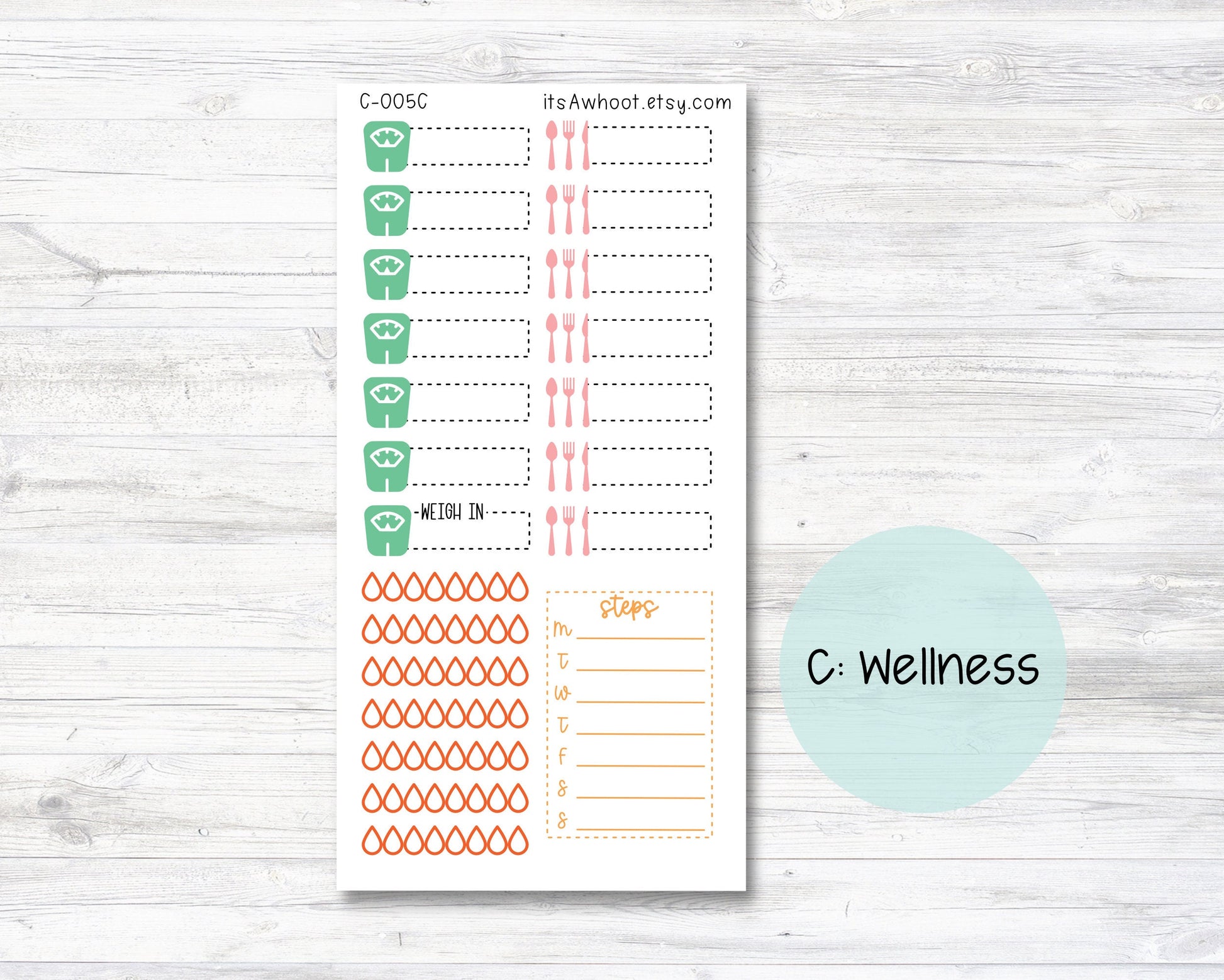 WEEKLY Kit Planner Stickers - "Boho Fall" - Happy Planner CLASSIC - Vertical (C005)