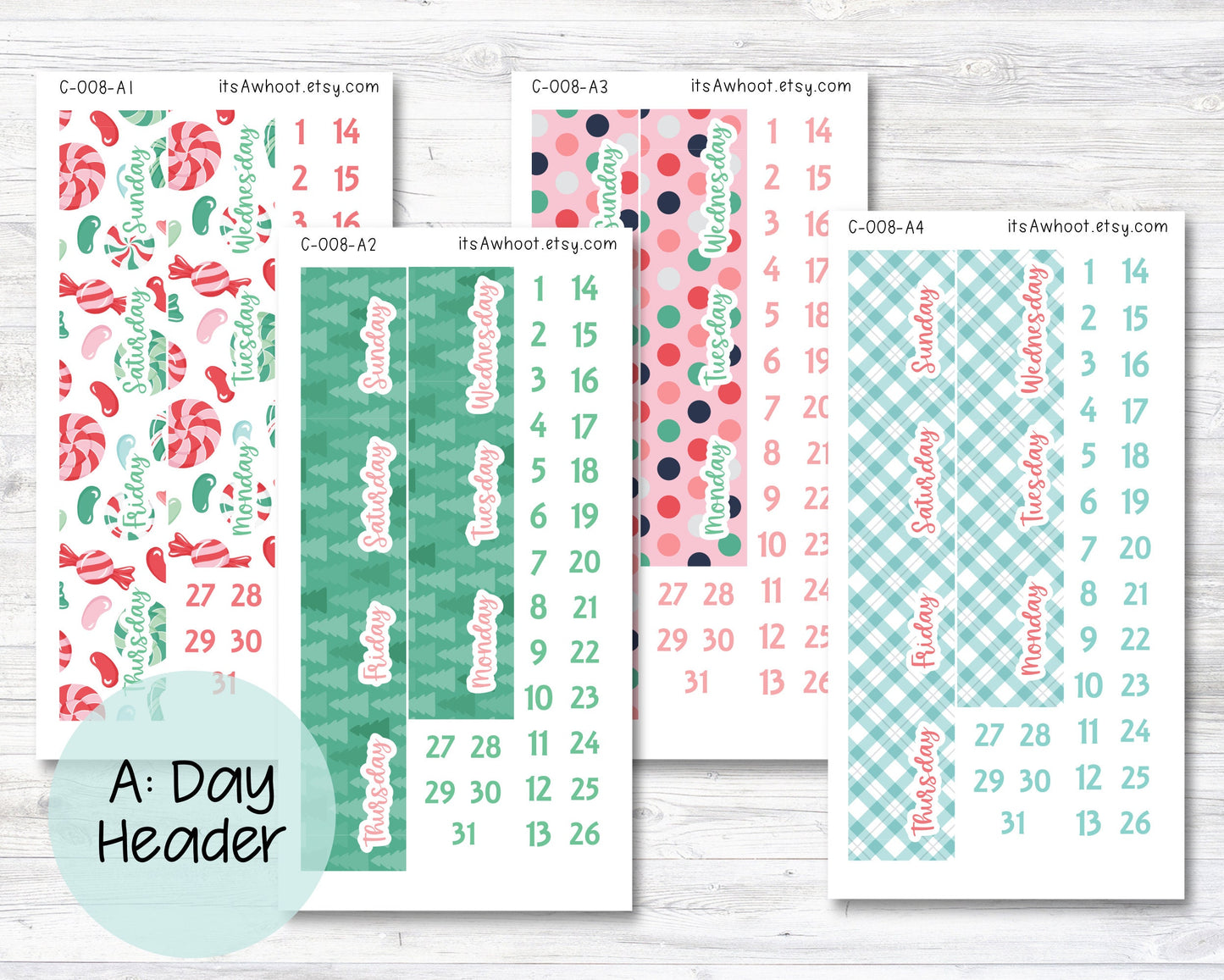 WEEKLY Kit Planner Stickers - "So Sweet" - Happy Planner CLASSIC - Vertical (C008)