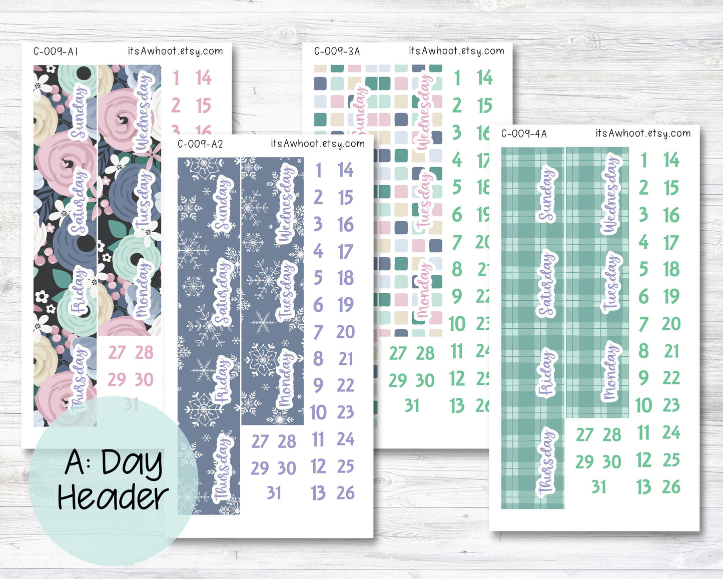 WEEKLY Kit Planner Stickers - "Feelin' Cozy" - Happy Planner CLASSIC - Vertical (C009)