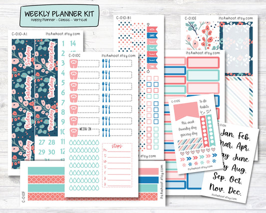 WEEKLY Kit Planner Stickers - "I Found You" - Happy Planner CLASSIC - Vertical (C010)