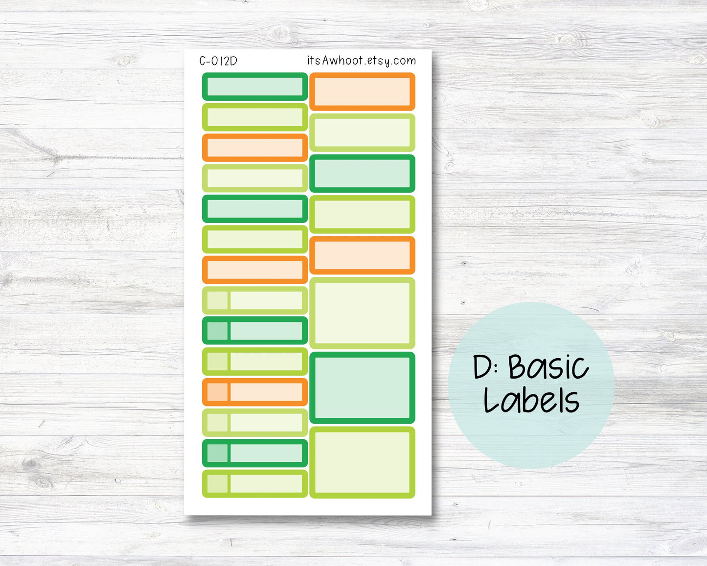 WEEKLY Kit Planner Stickers - "O'March" - Happy Planner CLASSIC - Vertical (C012)