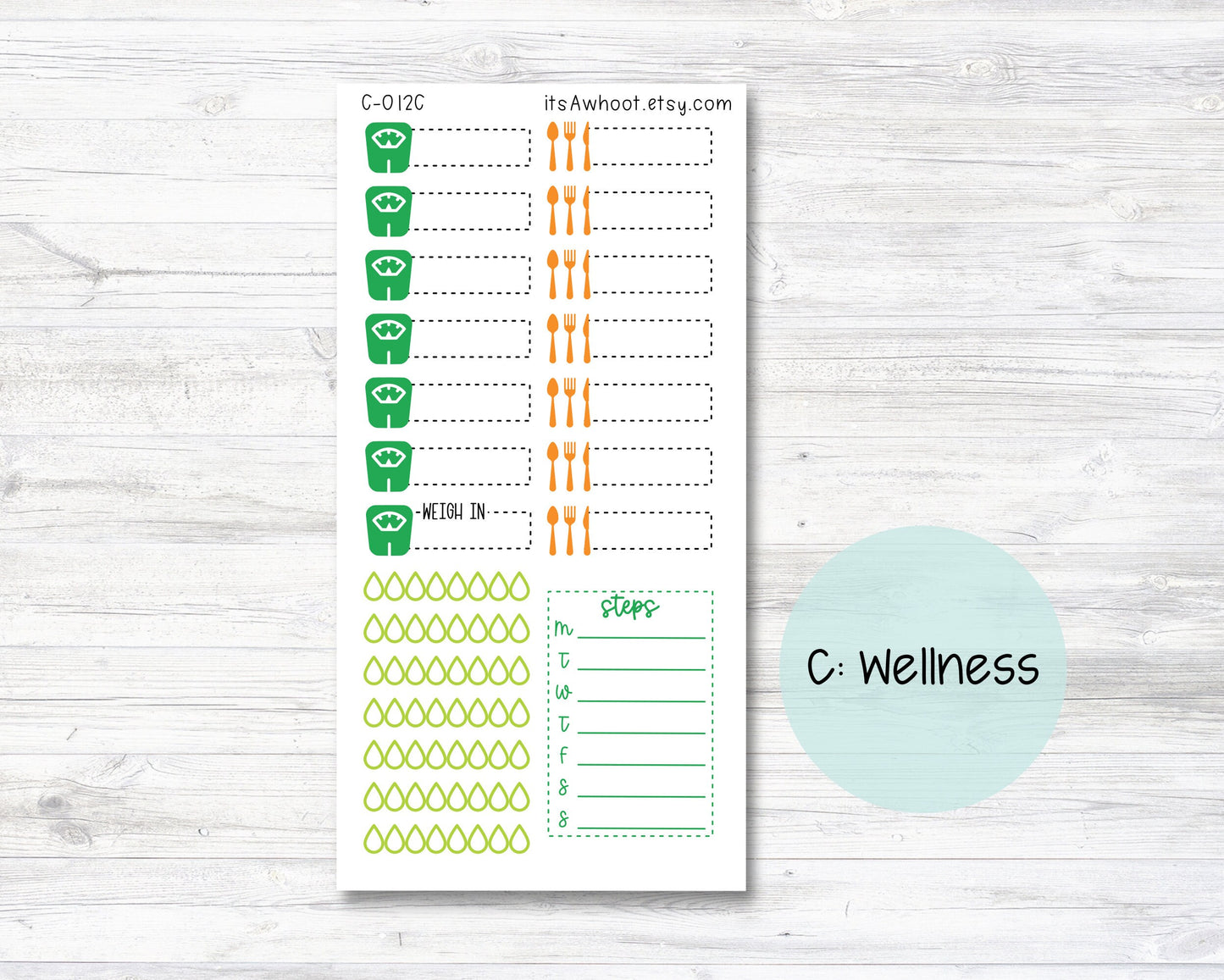 WEEKLY Kit Planner Stickers - "O'March" - Happy Planner CLASSIC - Vertical (C012)